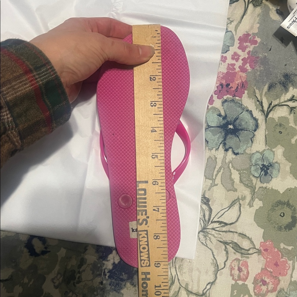 Kate Spade Pink and Multicolor Flip Flops - Picture 7 of 7